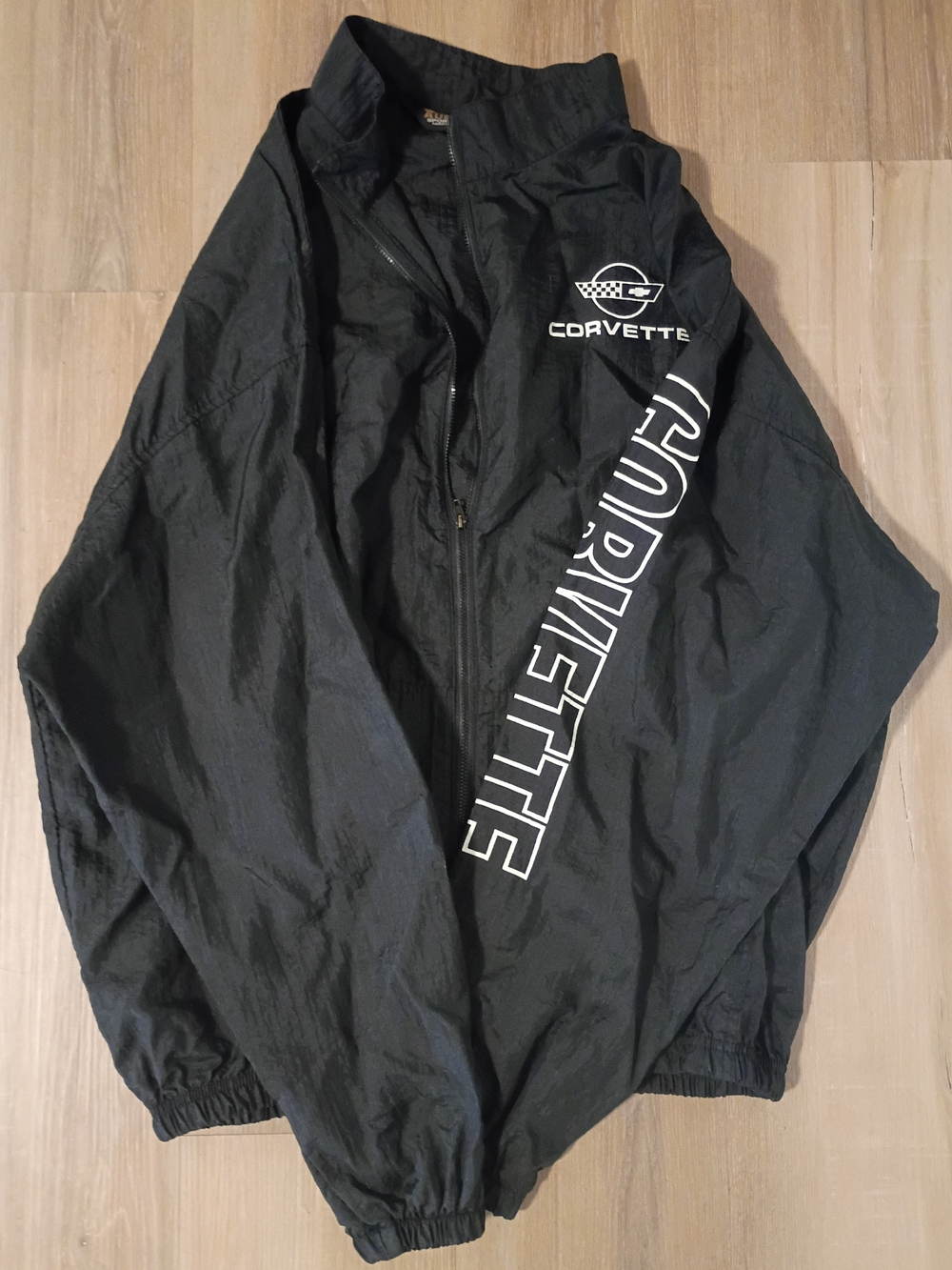 Vintage Corvette Windbreaker By Auburn Sportswear